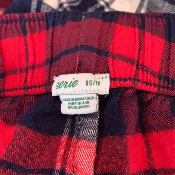 Aerie Plaid Pajama Set Size XS - Picture 7 of 7
